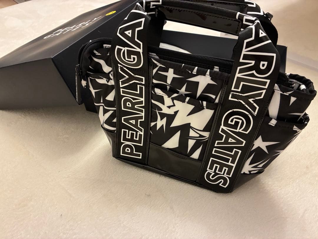 新品【PEARLY GATES】2025年2WAYギザ星柄 ゴルフカートバッグ