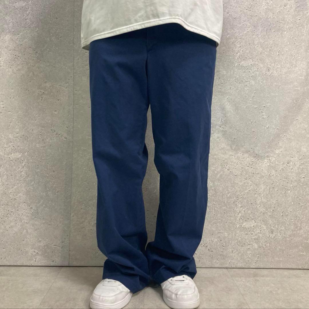 ３枚SEARS PERMA PREST 80sネイビーチノパンワークW36L32