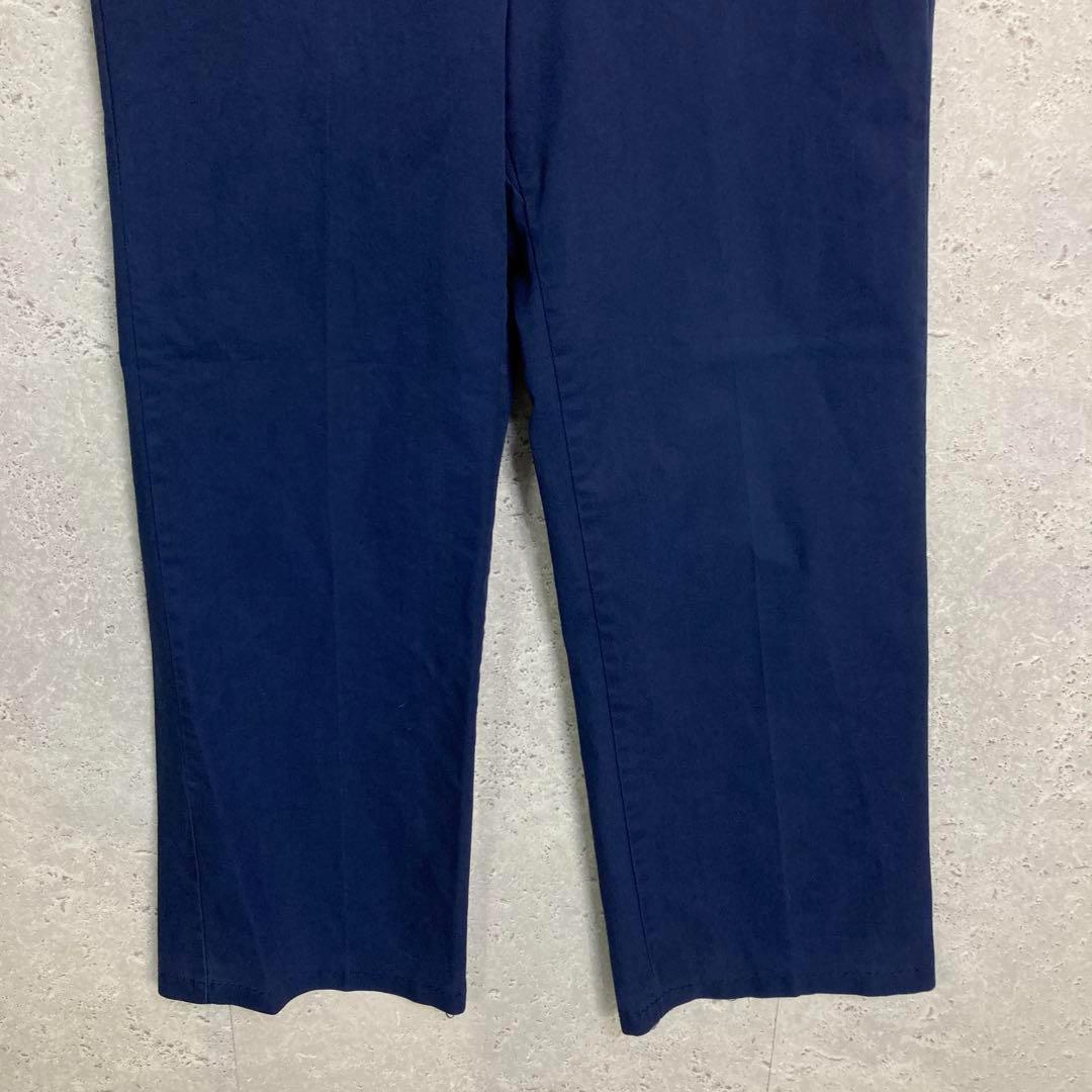 ３枚SEARS PERMA PREST 80sネイビーチノパンワークW36L32