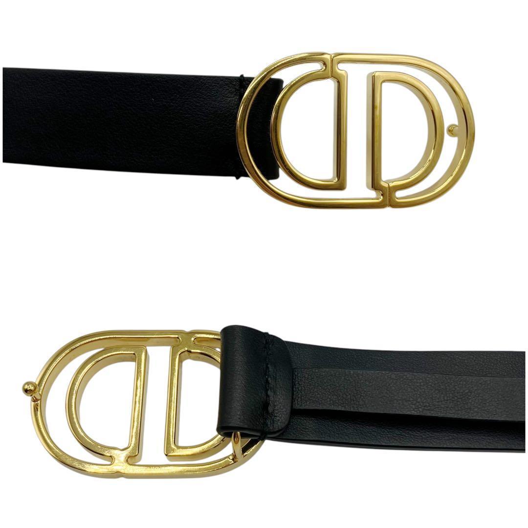 ほぼ未使用✨ クリスチャンディオール ベルト 70 CDロゴ ゴールド
