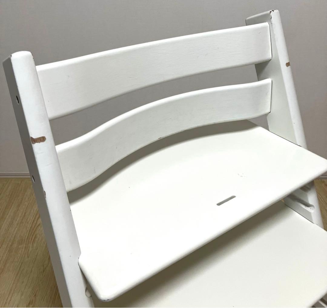 送料無料 ベビーガード 延長グライダー付き ストッケ トリップトラップ ホワイト