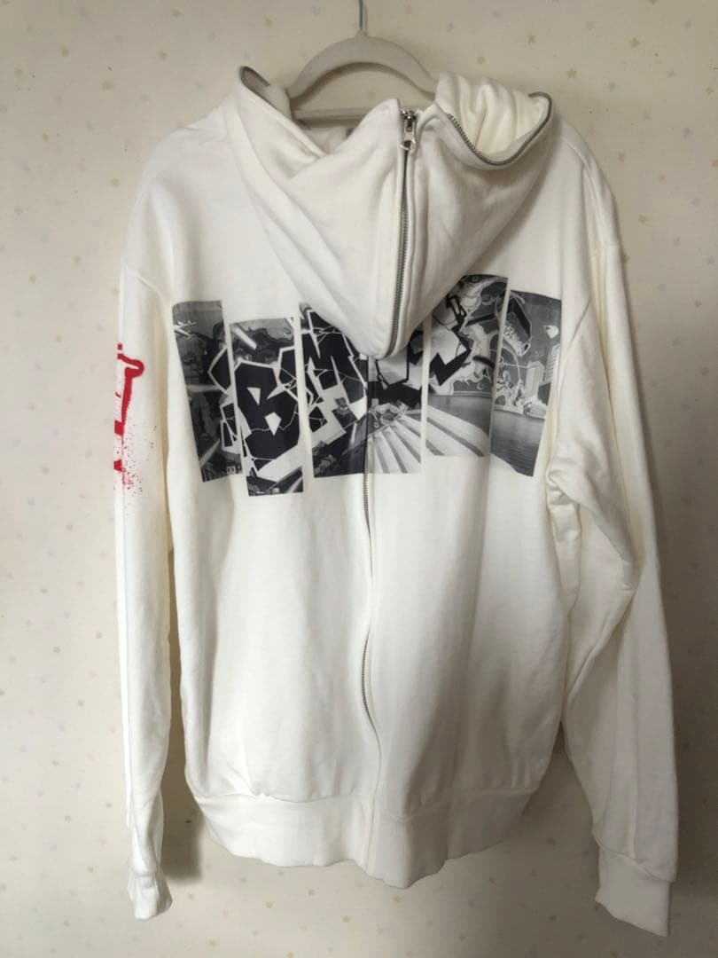 SKY-HI スプリット ジップパーカー WHITE Lサイズ