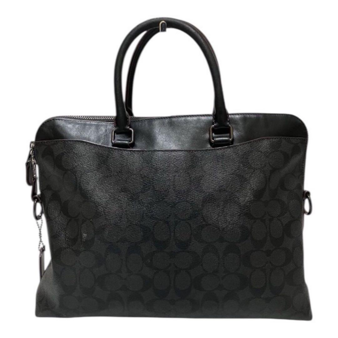 専用 極美品 コーチ ビジネスバッグ ベケット シグネチャー A4