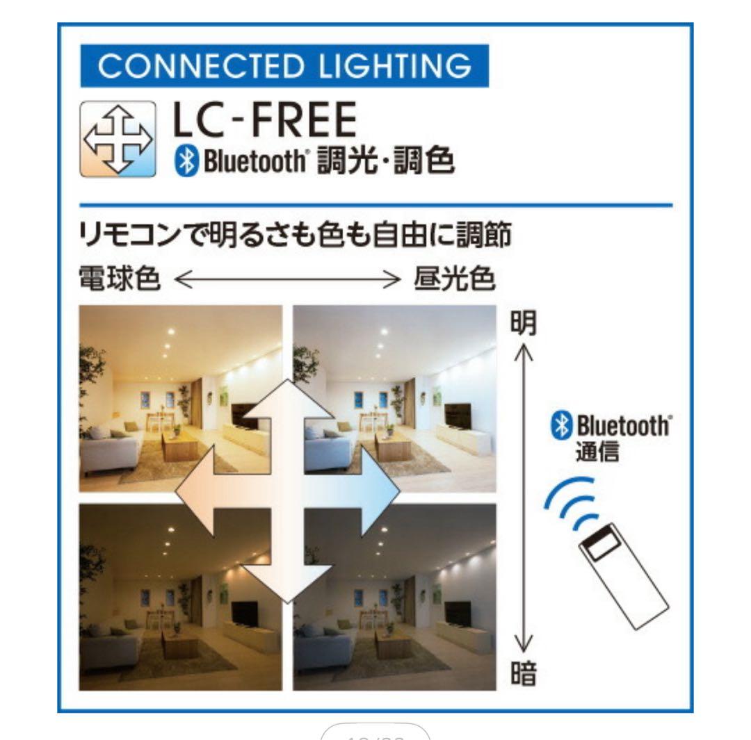 最終お値下げ【新品】調光調色シーリングライト　白　厚み4.5cm 送料込み