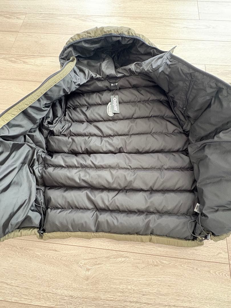 OnlyNY フード付きダウンジャケット オリーブドラブ