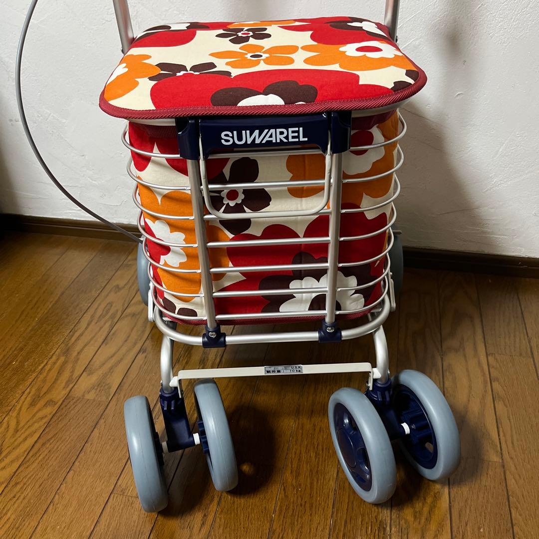 SUWAREL スワレル　シルバーカー　ショッピングカート　花柄
