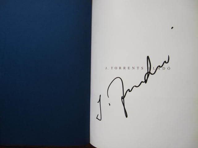J.TORRENTS LLADO : J・トレンツ・リャド 直筆サイン入り