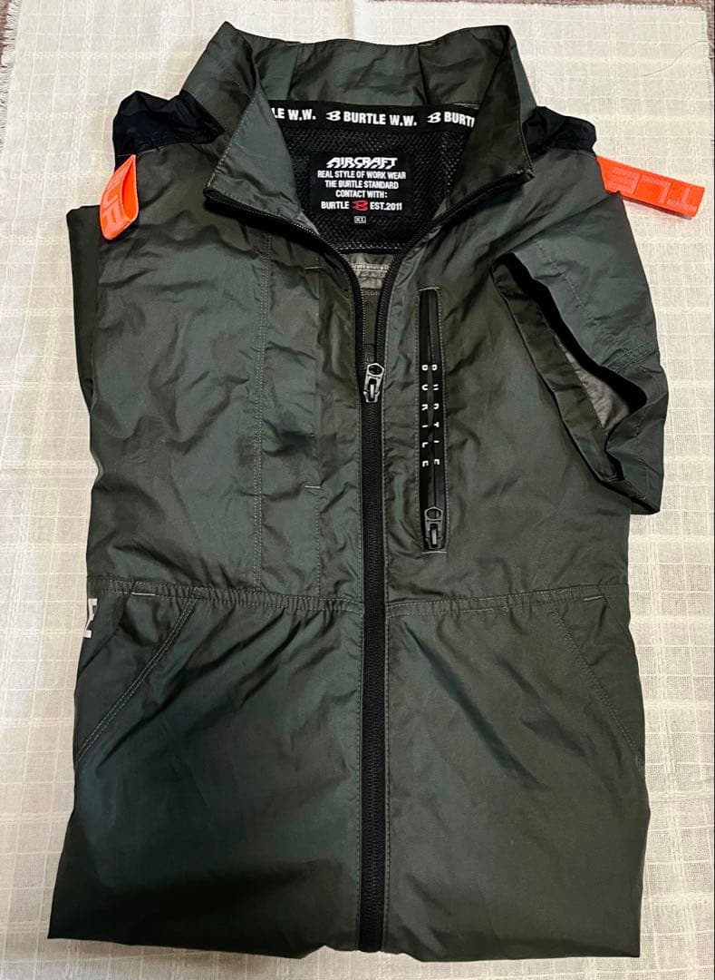 Burtle 空調服 ダークグリーン 2ファン付き　2023年　②