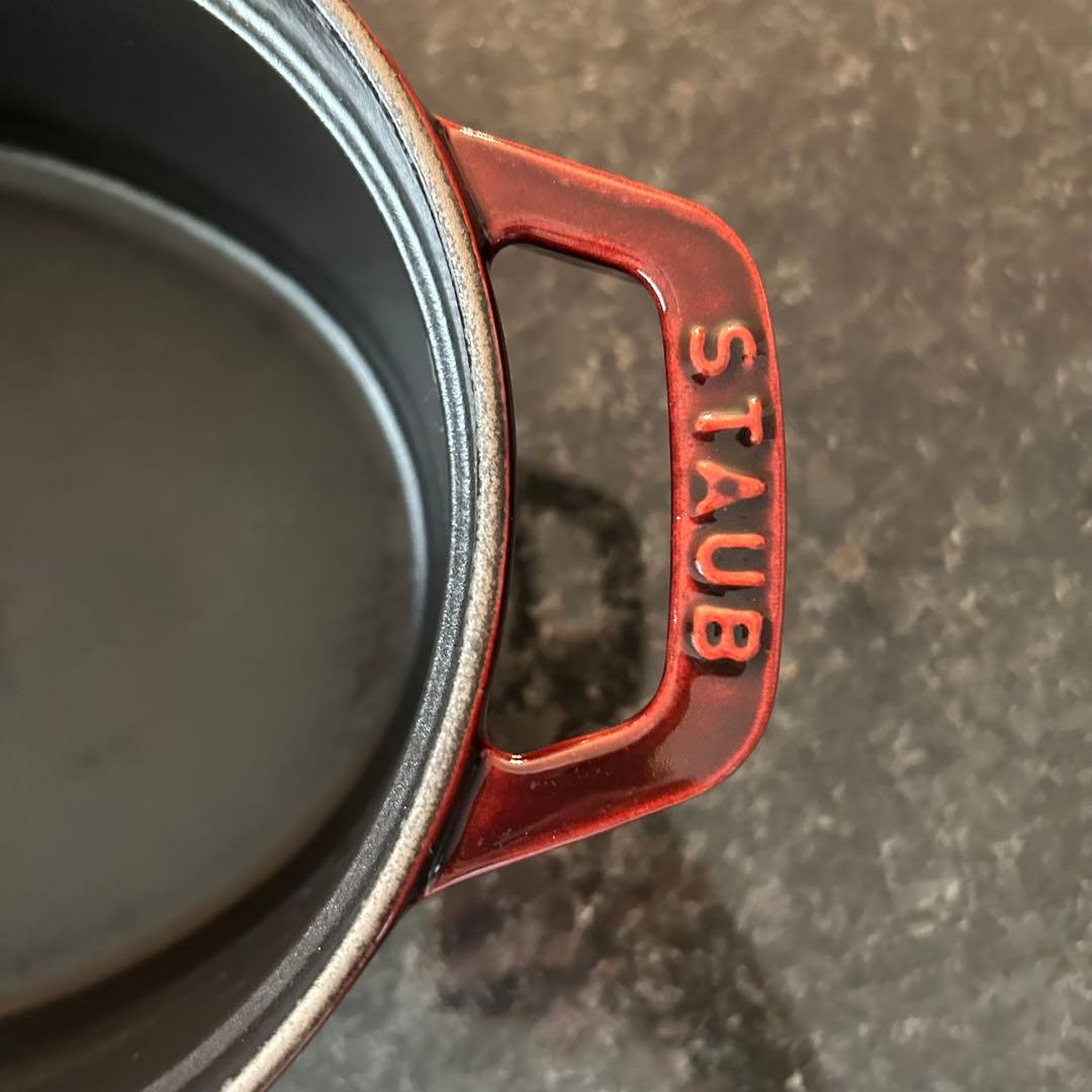 STAUB LA COCOTTE グレナディンレッド オーバル両手鍋29cm