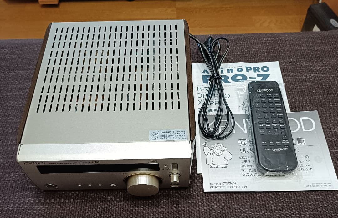 KENWOOD R-7PRO プリメインアンプ A級,AB級切替　メンテナンス済