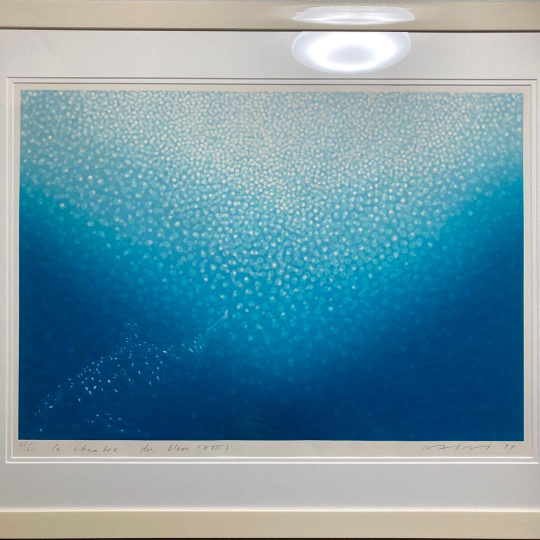 【真作】笠井正博 大型シルクスクリーン 直筆サイン 50部限定 版画 絵画