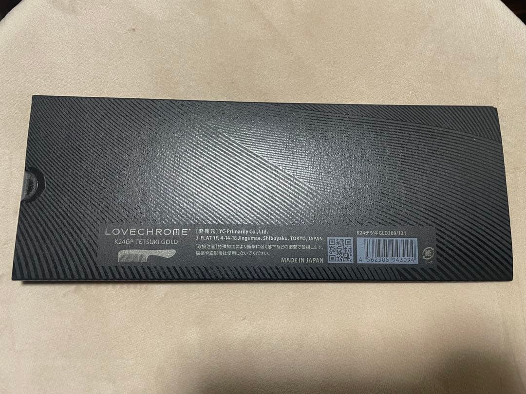 【在庫1点】LOVECHROME KZ24GF TETSUKI GOLD コーム