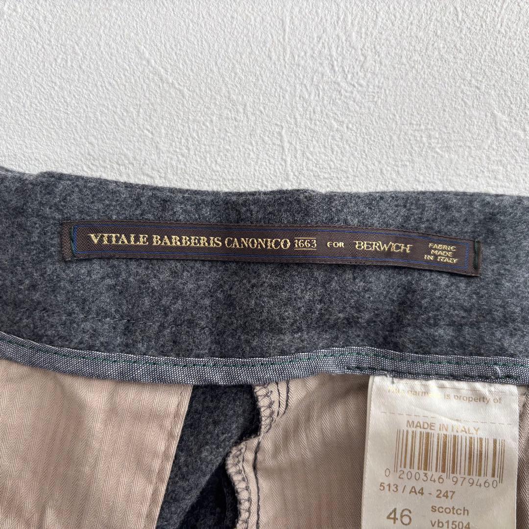 【美品】ベルウィッチ カノニコ サイドアジャスター スコッチ フランネル 46