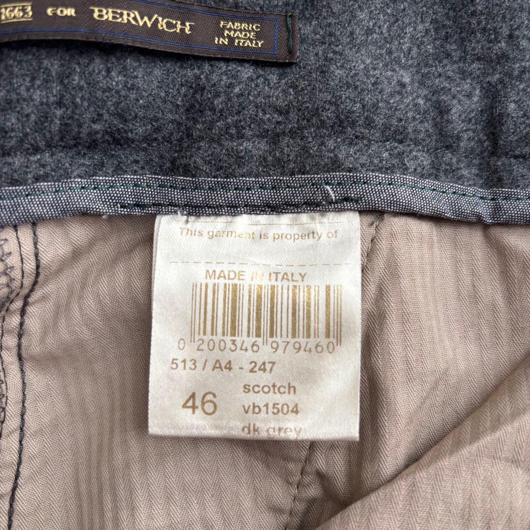 【美品】ベルウィッチ カノニコ サイドアジャスター スコッチ フランネル 46