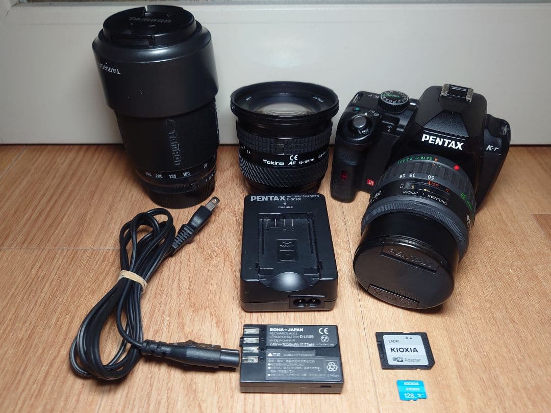 PENTAX K-r トリプルレンズセット 動作品 ペンタックス