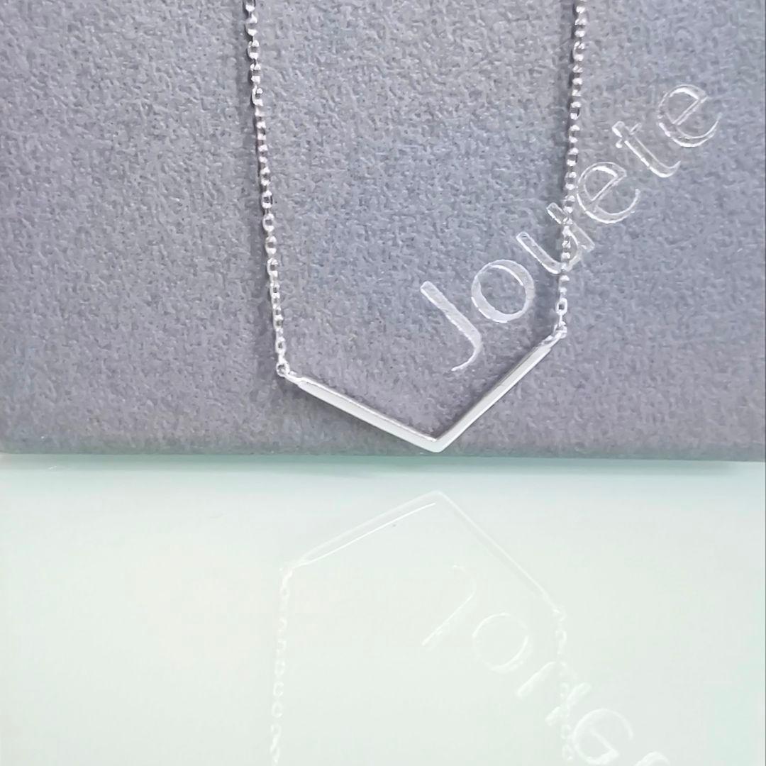 jouete　K10 WG　V　ライン　モダン　ベーシックシンプル　ネックレス