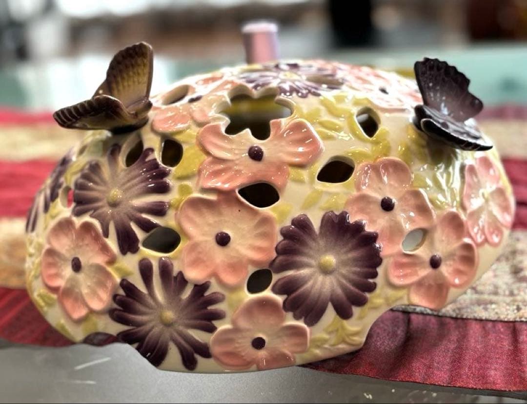 美品　ランプベルジェ シグネチャー ランプ フラワーバスケット