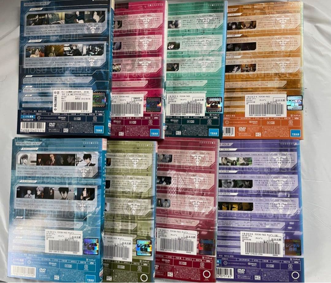 PSYCHO-PASS 1期、2期、3期+ SS +劇場版2本　dvd