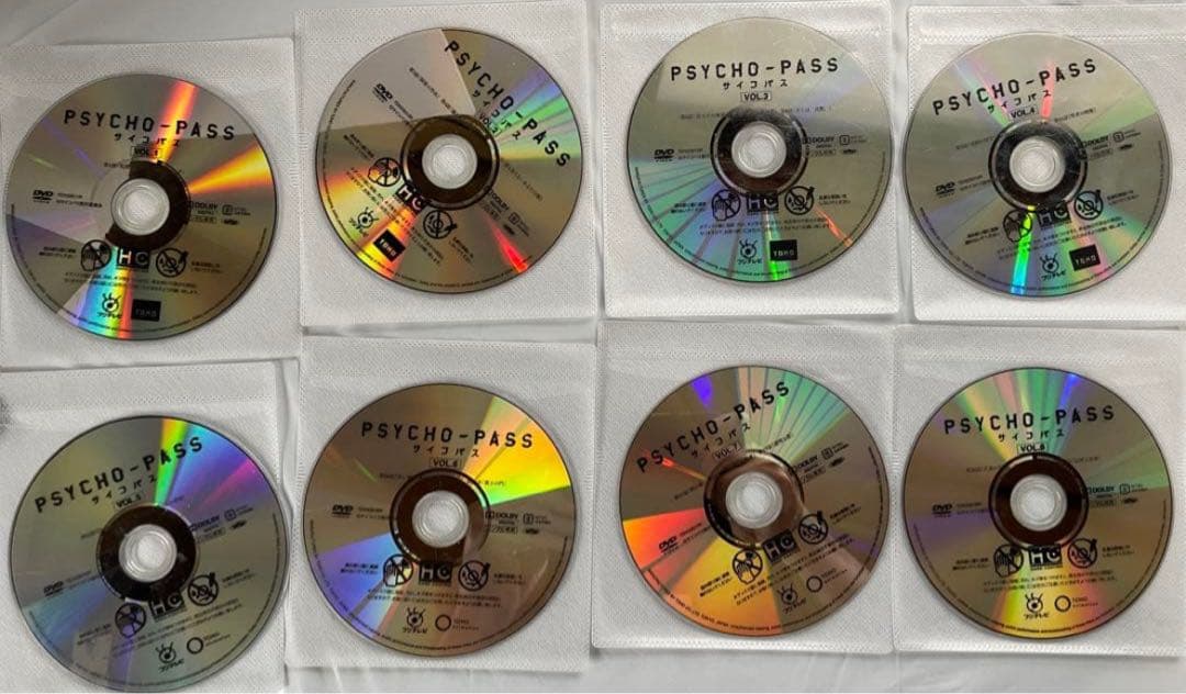 PSYCHO-PASS 1期、2期、3期+ SS +劇場版2本　dvd