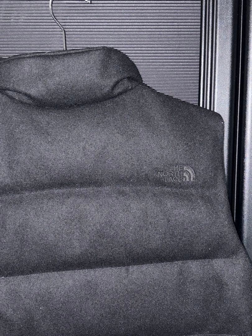 THE NORTH FACE ブラック ウールダウンベスト S