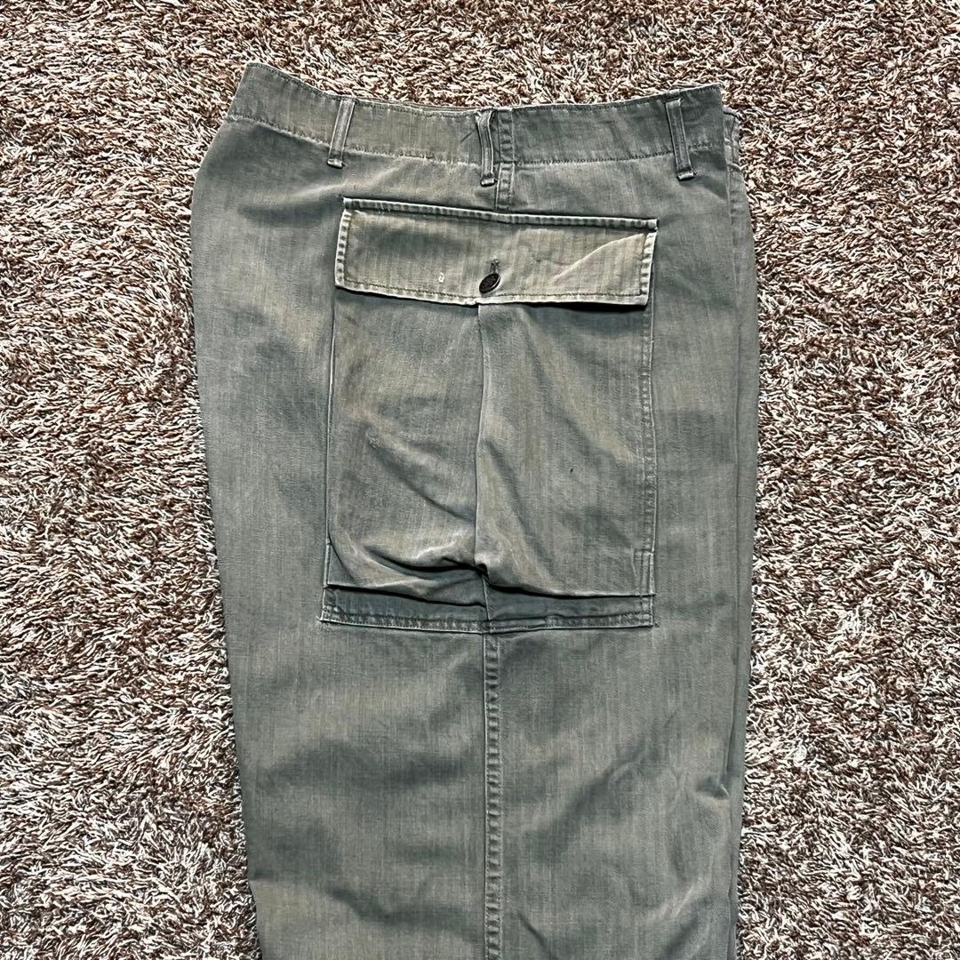 40S US ARMY 実物 M-43 HBT 2ポケット 13スター ボタン