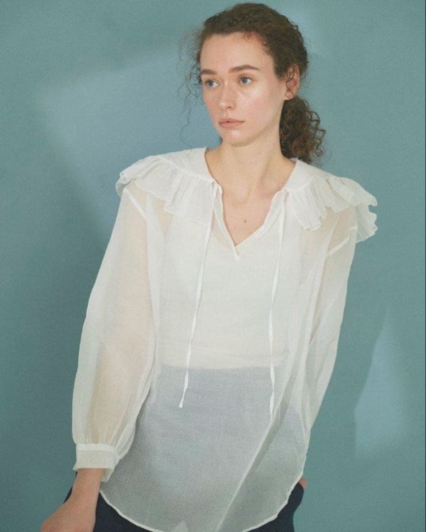 エリテHeriter フリルブラウス