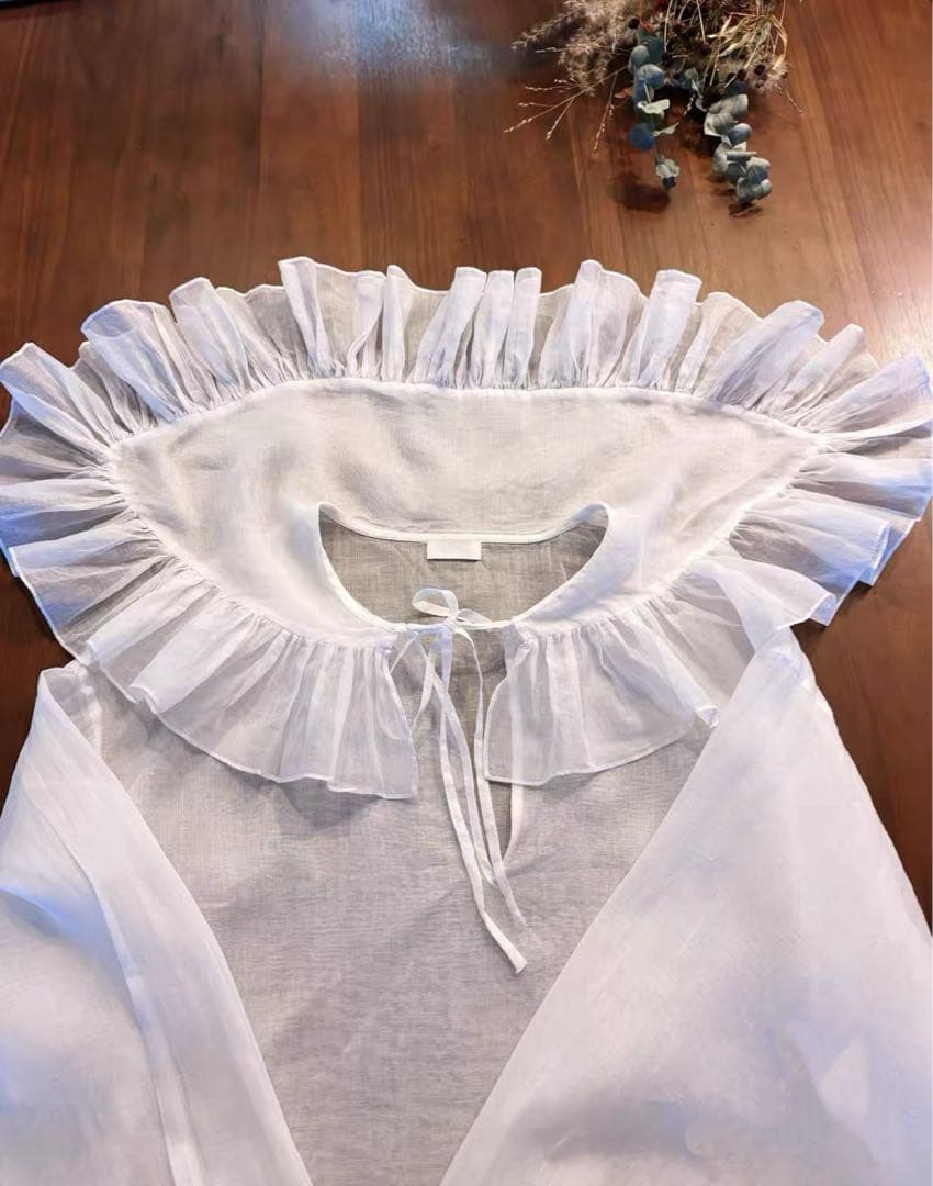 エリテHeriter フリルブラウス