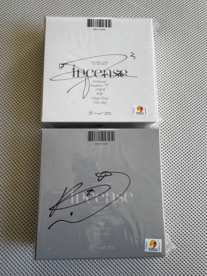 incense ムンビン＆ユンサナ サインアルバム