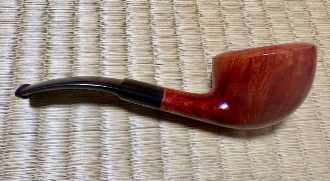 ヴィンテージパイプ4本と木製ラック