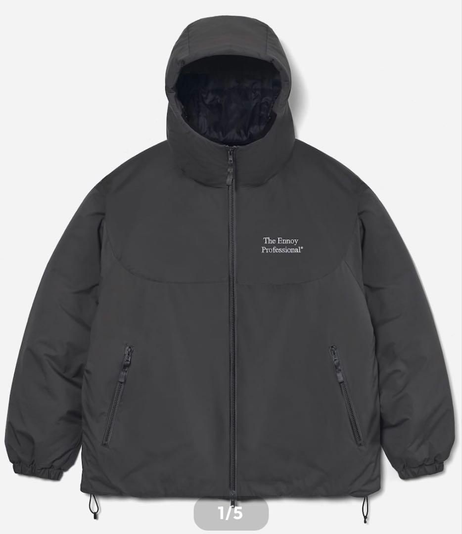 ジャケット・アウター ENNOY PADDED NYLON HOODIE