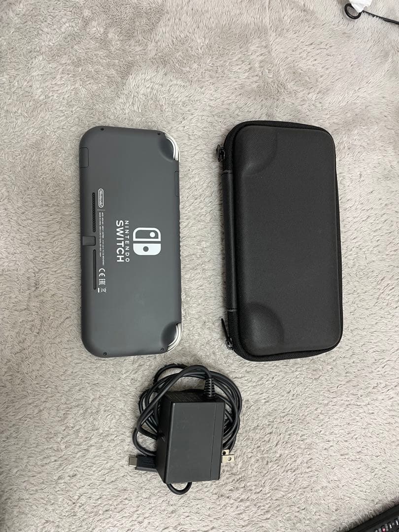 Nintendo Switch Lite グレー 本体&充電器付&専用ケース付