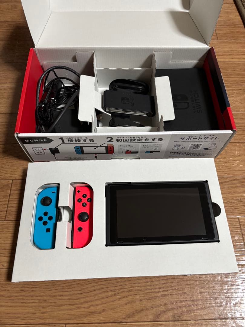 Nintendo Switch 本体 ネオンブルー/レッド + ゲーム3本セット