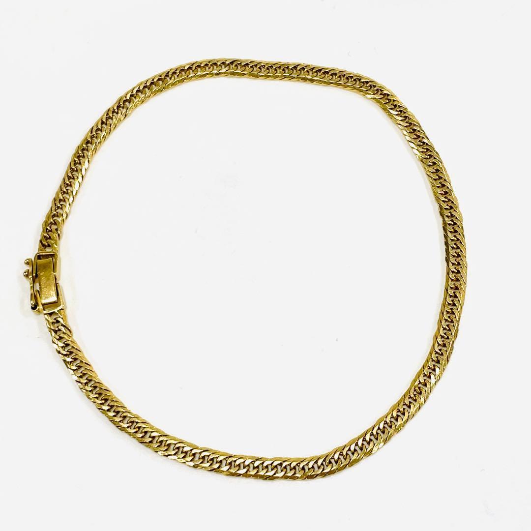 18金 喜平アンクレット 9.9g 25cm 8面トリプルK18 キヘイ