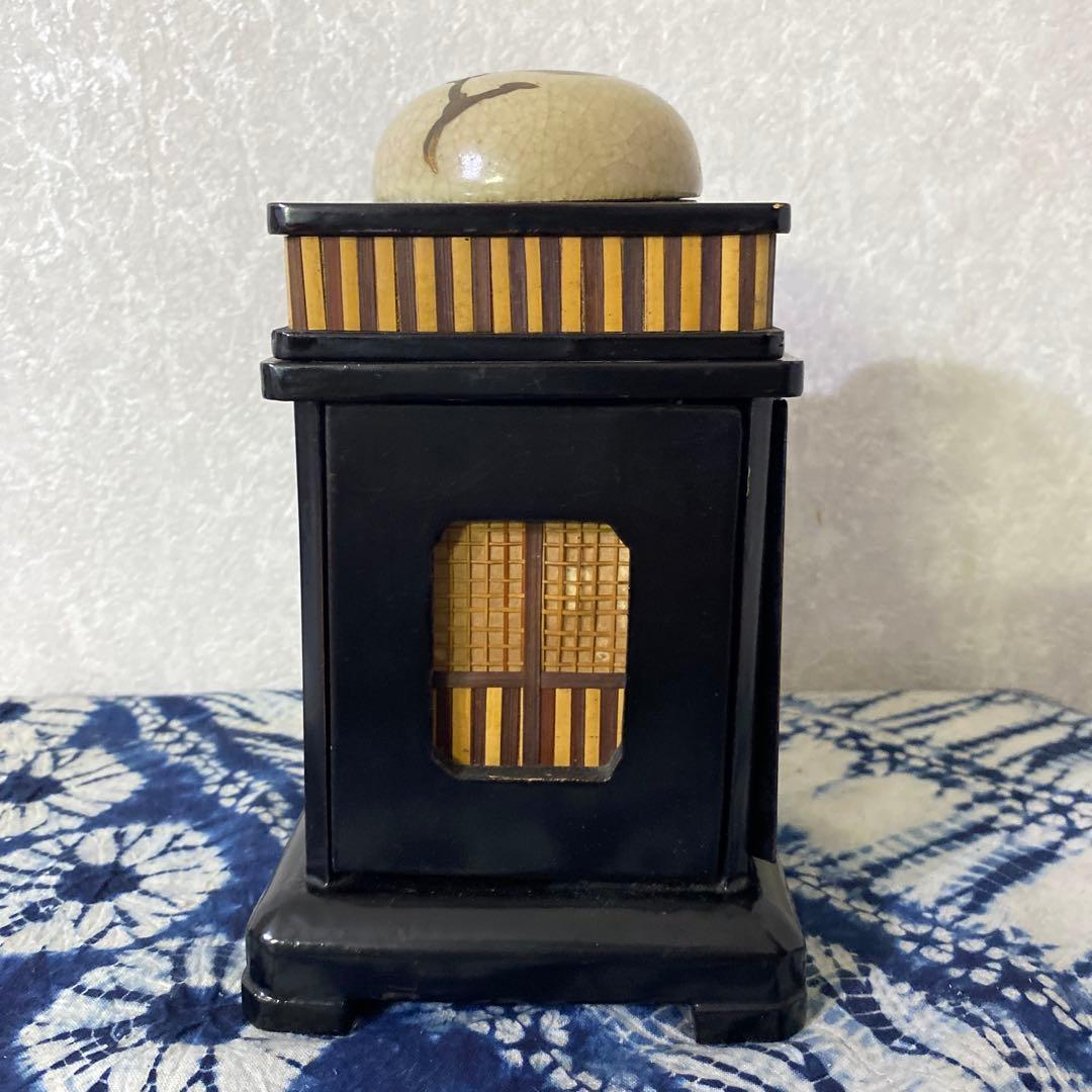 希少！相馬焼　回転式煙草入れ