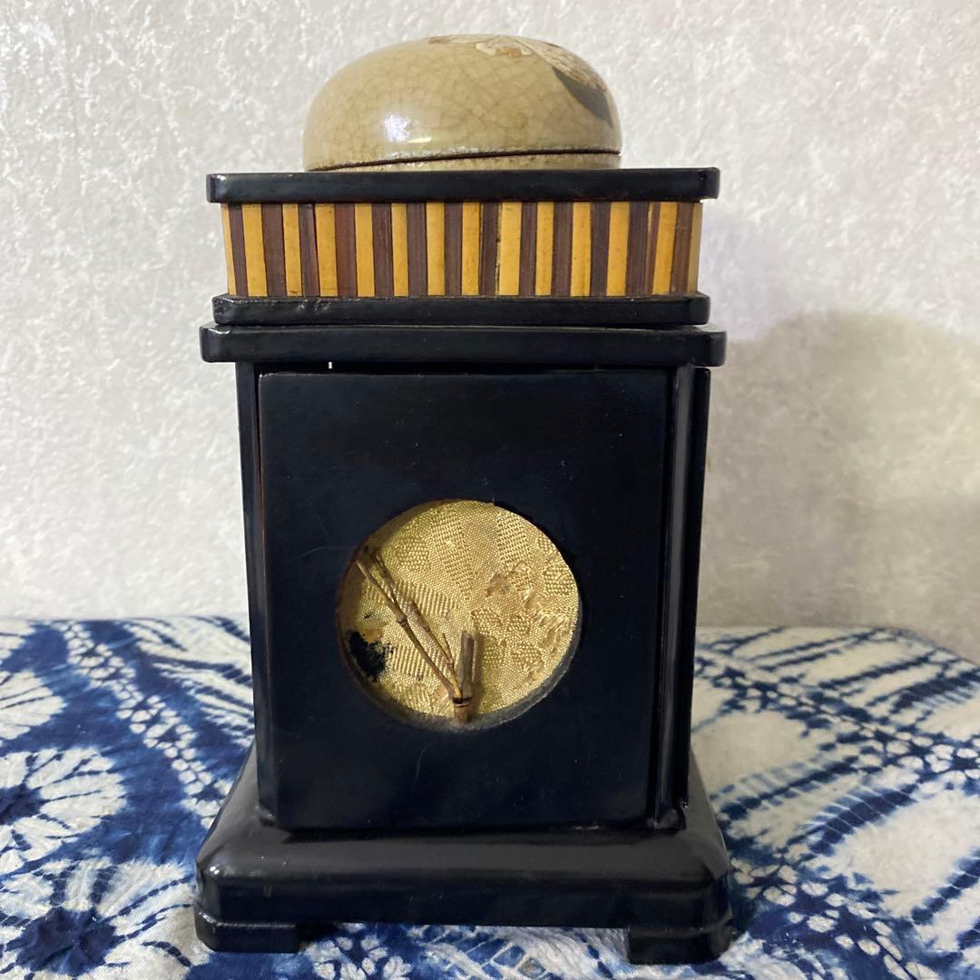 希少！相馬焼　回転式煙草入れ