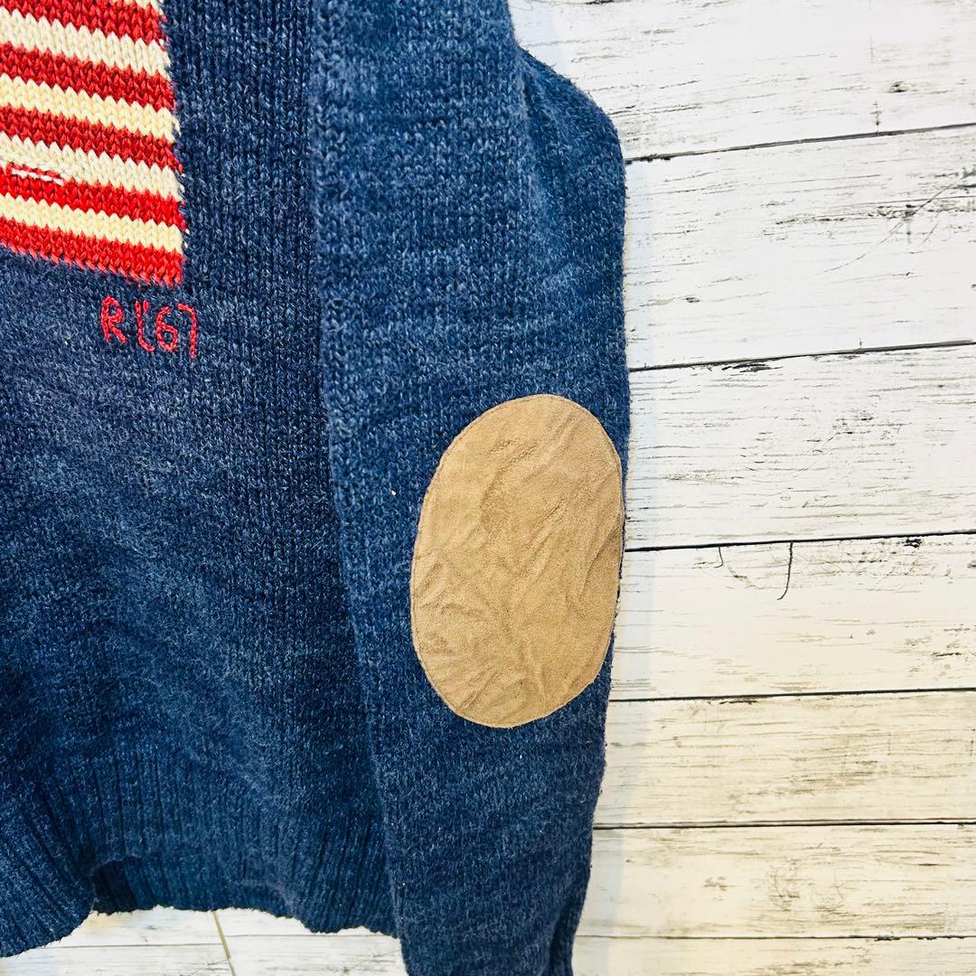 POLO RALPH LAUREN ラルフローレン フードニット 星条旗 XL
