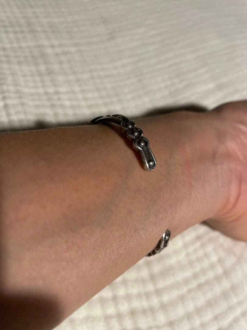 ターコイズ シルバー バングル　インディアンジュエリー