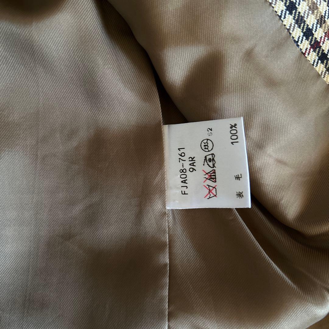 【美品】ヴィンテージBurberrys チェック柄 ダブルブレストジャケット