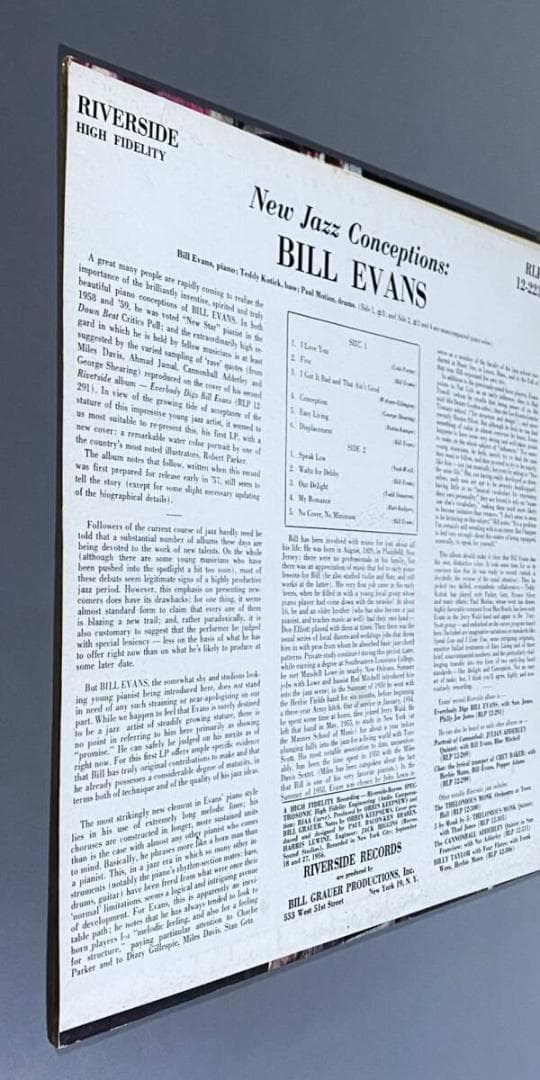 ★極レアー！【US初期モノラル盤／青大/深溝DG】ビル・エヴァンス / ワルツ