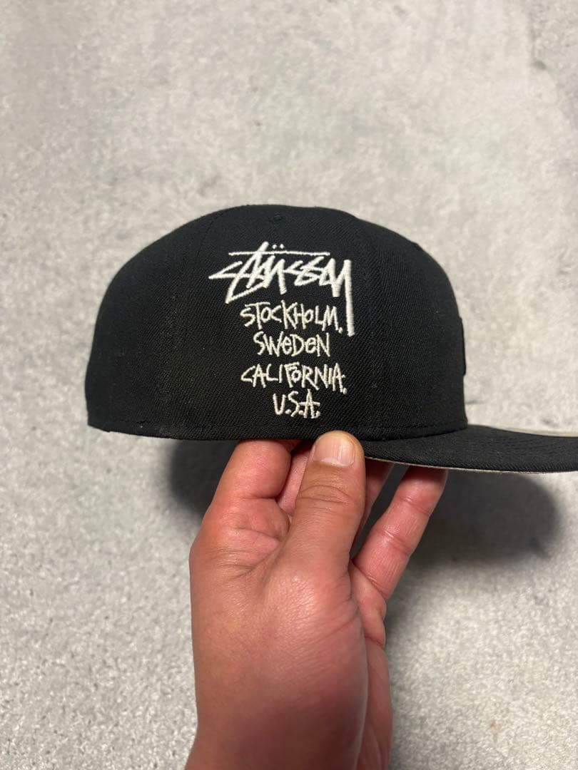 帽子 stussy our legacy new era 7 1/2 black