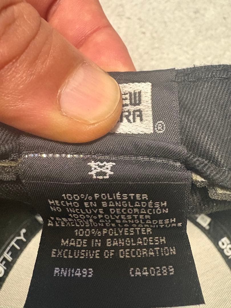 帽子 stussy our legacy new era 7 1/2 black