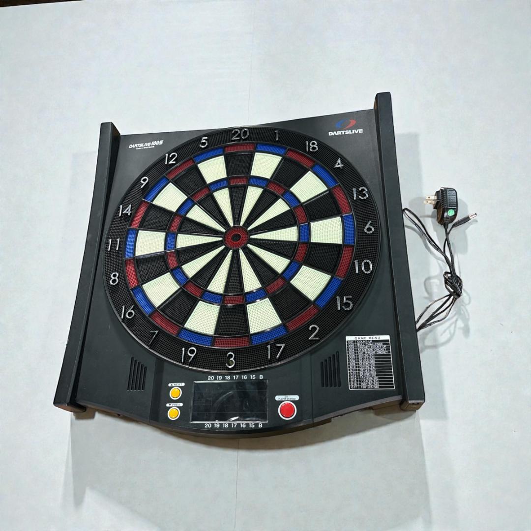 DARTSLIVE 100S 電子ダーツボード 電源アダプター付 動作確認済