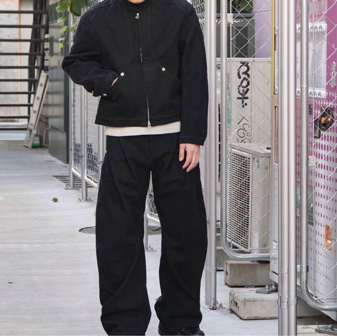 ジャケット・アウター conz duck biker zipup jacket