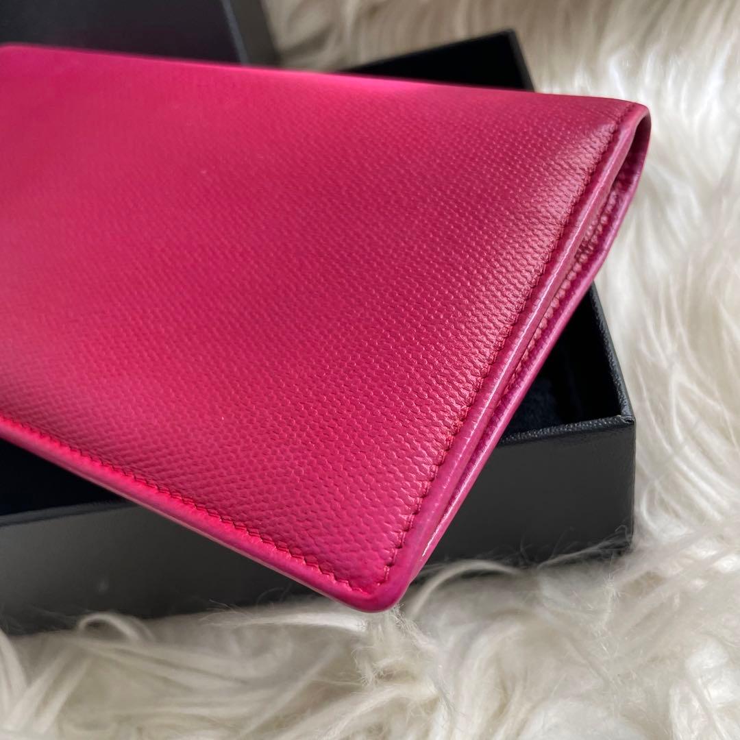 希少 CHANEL 二つ折り 財布 ココマーク ピンク 正規品