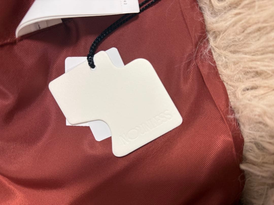 NOUNLESS ナウンレス PERMANENT FAKE FUR COAT