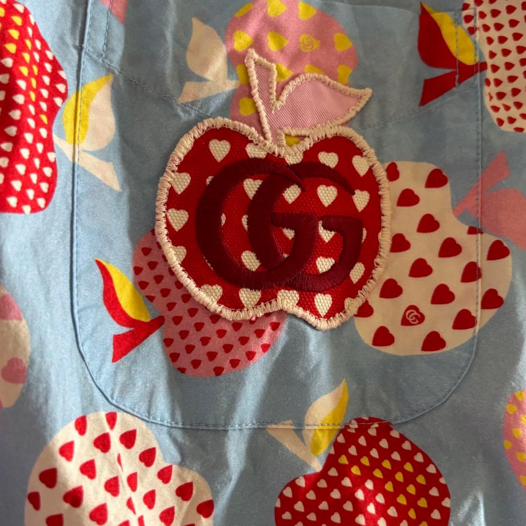 【訳あり】GUCCI カラフルパターン 長袖シャツワンピース