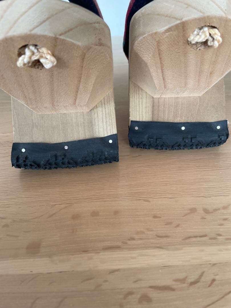 一本歯下駄　GETTA 多色 木製 花柄鼻緒　スポーツ工芸品