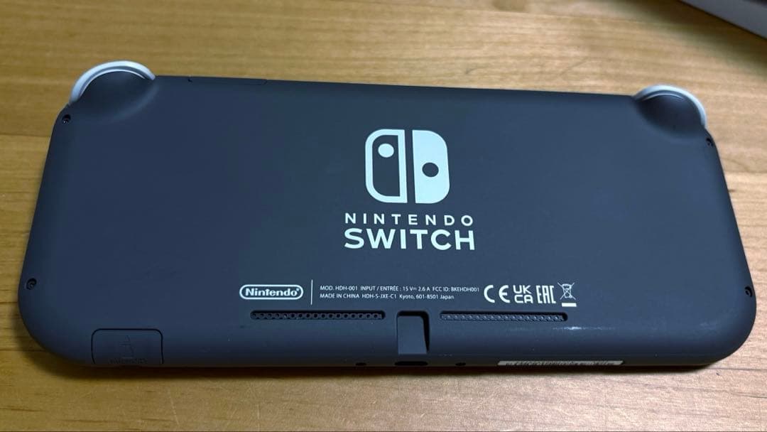 Switch Liteグレー アダプター ケース付き
