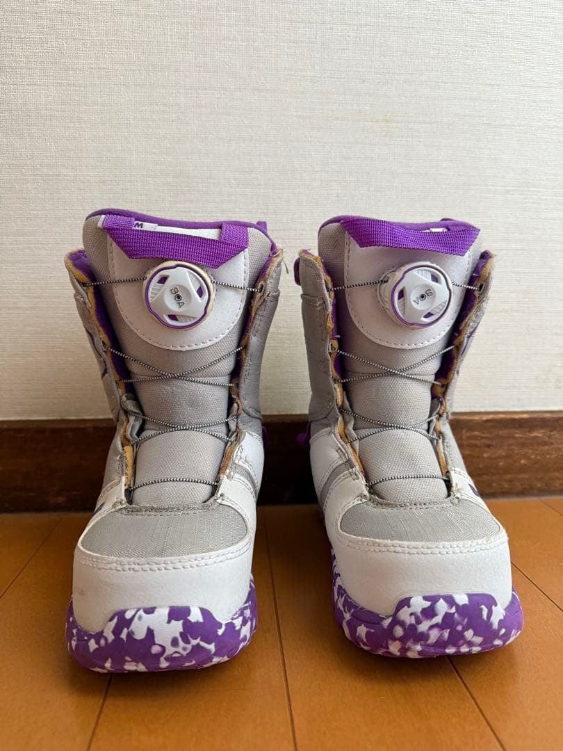 Burton キッズスノーボード3点セット ボード90㎝　ブーツ18.5㎝