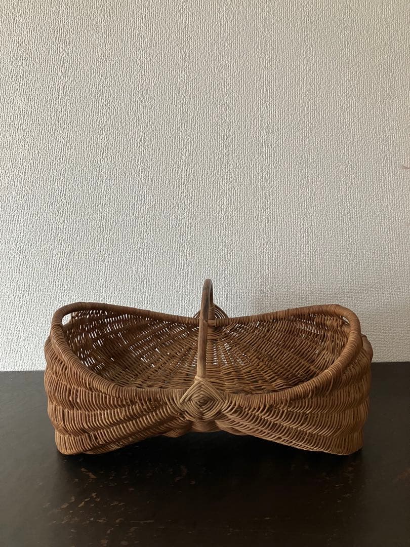 フランスアンティーク　パニエ　カゴ　バスケット